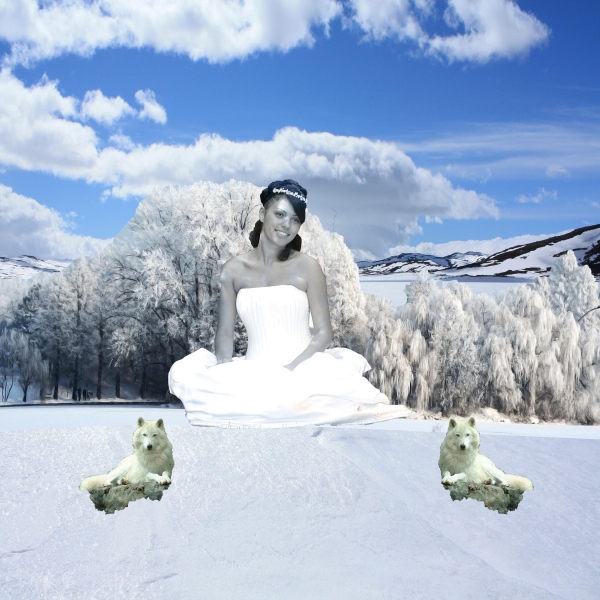 Creation of ice queen: Step 4